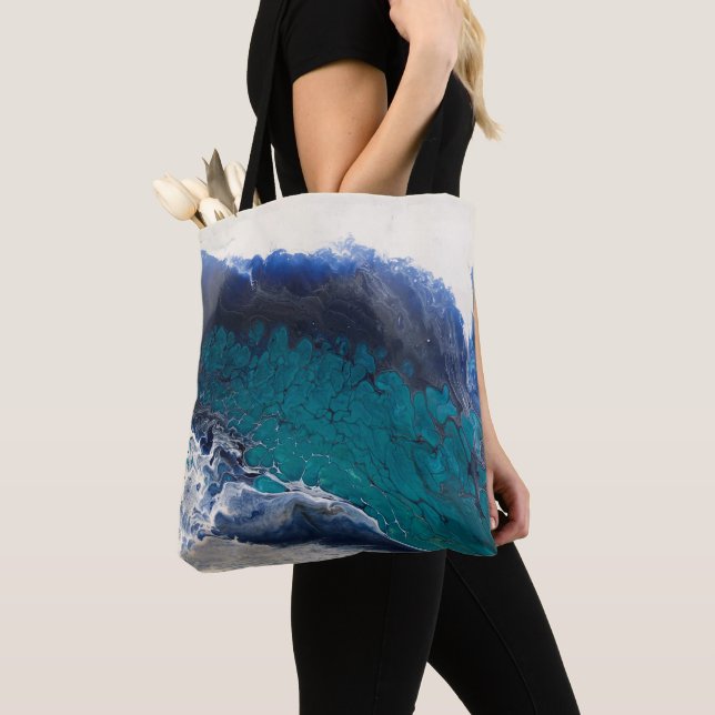Grande Tote Bag inspirado no Blue Planet (Close Up)