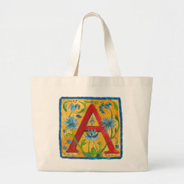 Grande Uma Bolsa Tote de Letra