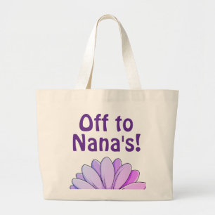 Grande Vá para a Nana! Bolsa Tote