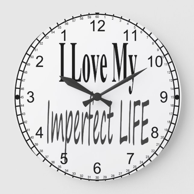 Grande Vida perfeita - Relógio de Discagem Inverso (Frente)