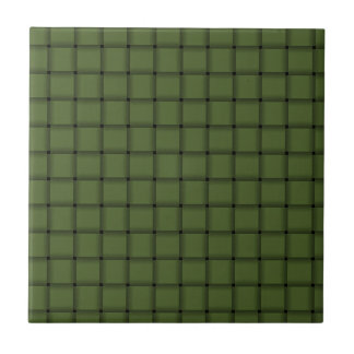 Grande Weave - verde azeitona escura