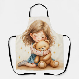 Grandes Abraços - Garota Bonita Abraçando Urso de 