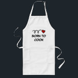 Grandes aventais bonitos para mulheres e homens |<br><div class="desc">Óculos de grande cozinhar para mulheres e homens | Nascer de cozinhar. Texto personalizável. Também para CHURRASCO e assar.</div>
