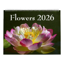 Grandes Flores Calendário 2026
