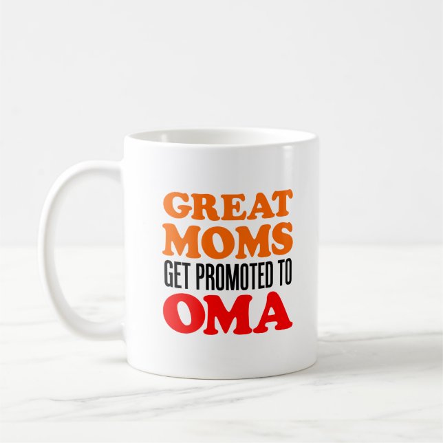 Grandes mães promovidas à caneca de Oma (Esquerda)