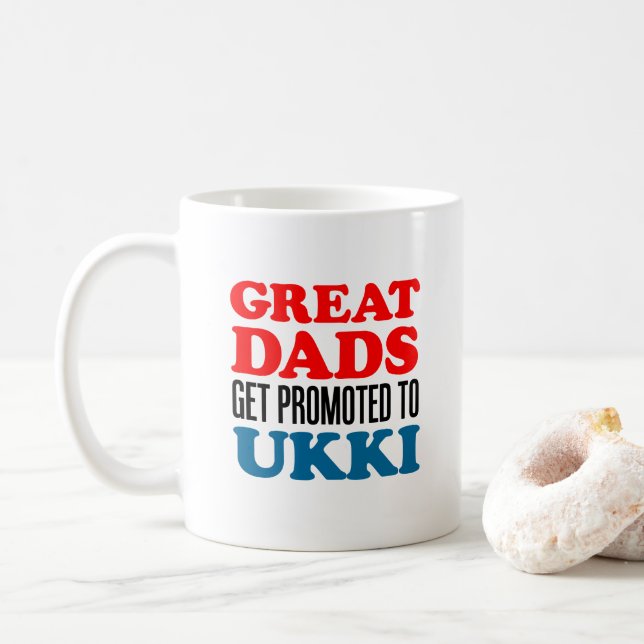 Grandes pais promovidos à caneca de Ukki (Com Donut)