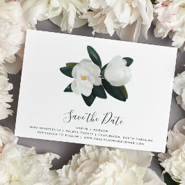 Grandiflora | White Magnolia Salve o Cartão de Dat