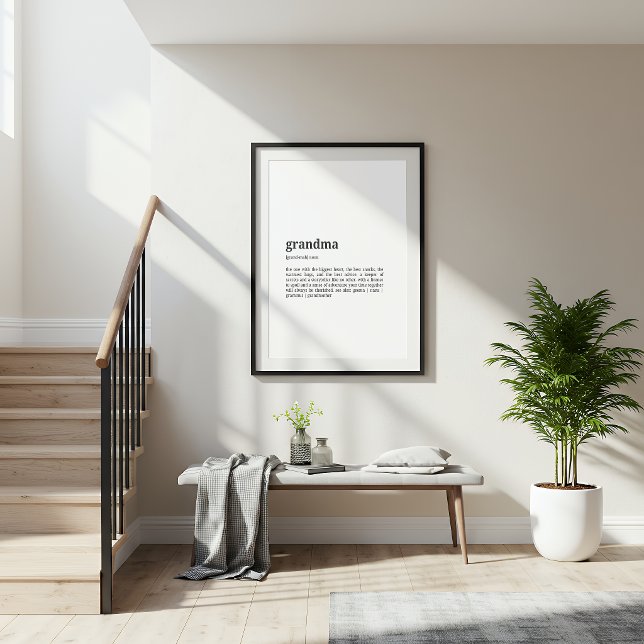 Grandma Definition Poster | Dictionary Style (Criador carregado)