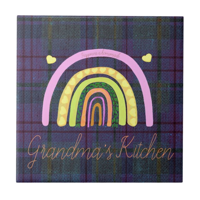 Grandma's Kitchen Rainbow 'Happiness is Homemade'  (Frente)