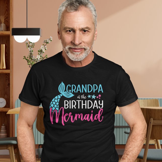 Grandpa of the Birthday Mermaid – Mermaid Birthday (Criador carregado)