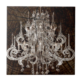 Granel de madeira em relevo descarrilado Chandelie