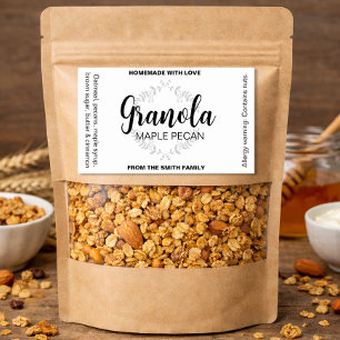 Granola (ou sua formulação) Etiqueta Caseira Gran0