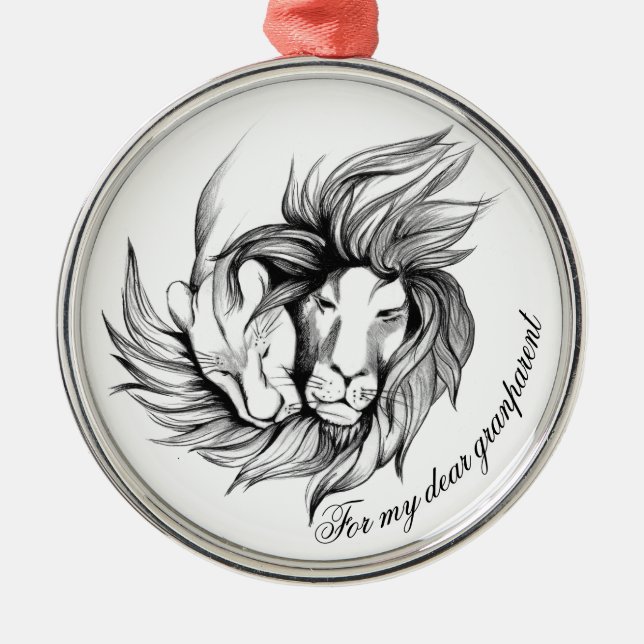 Granpai apaixonado por ornamento cerâmico (Frente)