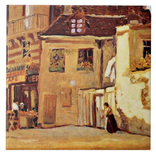 Grant Wood trabalho de arte, Paisagem (Frente)