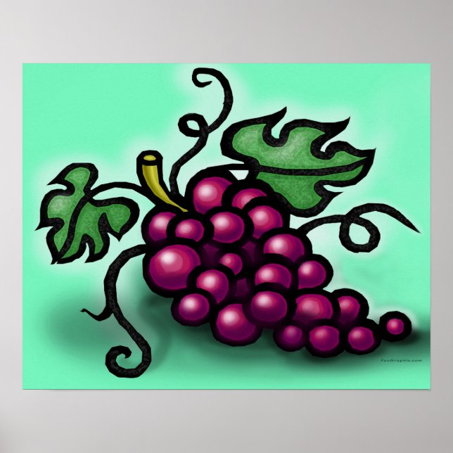 Grapes Poster (Frente)