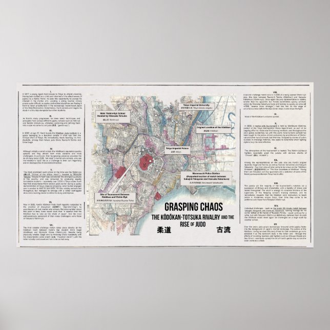 Grasping Chaos: The Rise of Judo Poster (Frente)