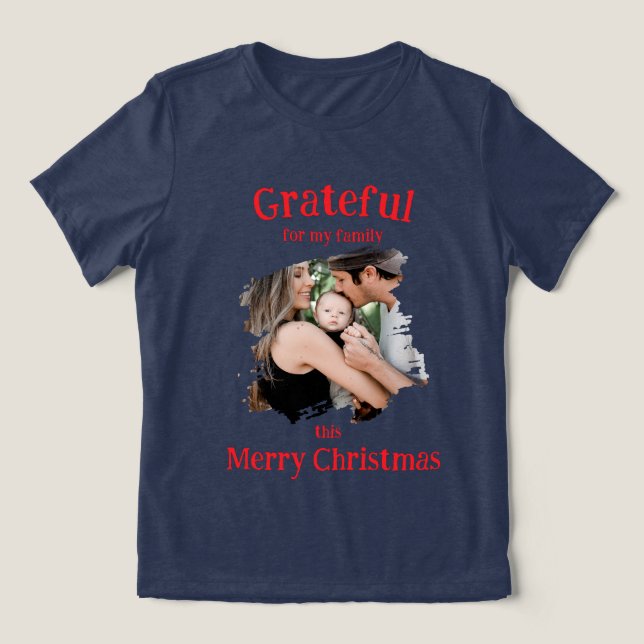 Grateful for My Family Christmas  (Design frontal)
