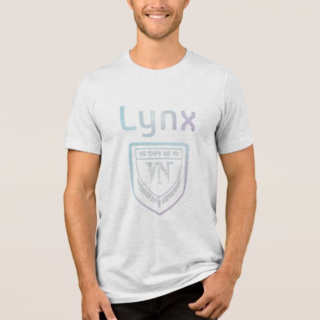 Grático de emblema iridescente Lynx (Frente)