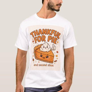 Gratidão pelo Torta — Camiseta de Ação de Graças T