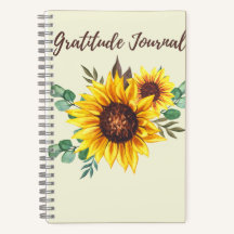 Gratitude Journal-Spiral Notebook