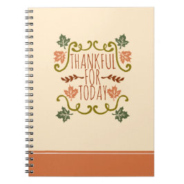Grato para o caderno da acção de graças | de hoje