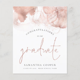 Gratos Orçamentários Formando Rosa Dourada Tinta Á