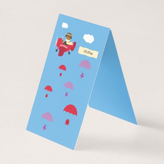 Grau de Mesa do Piloto do Urso Vermelho do Urso Ju (Verso)