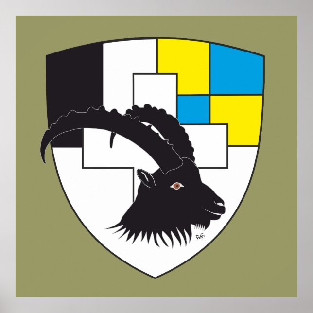 Graubünden Grigioni Grischun poster (Frente)