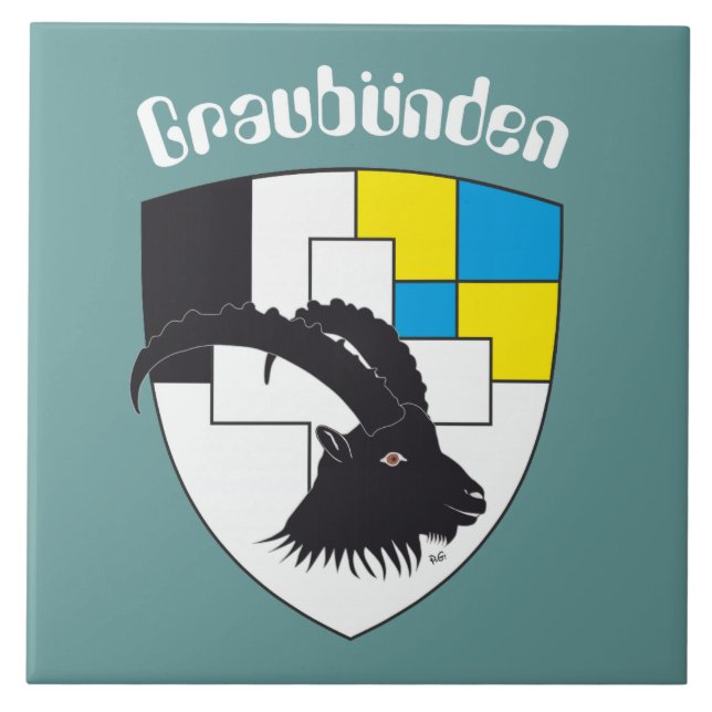 Graubünden Suíça lajota (Frente)