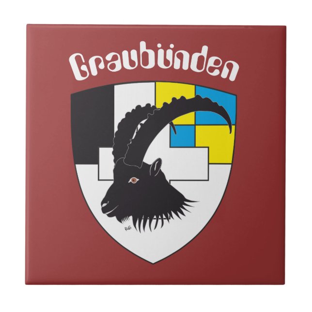 Graubünden Suíça lajota (Frente)