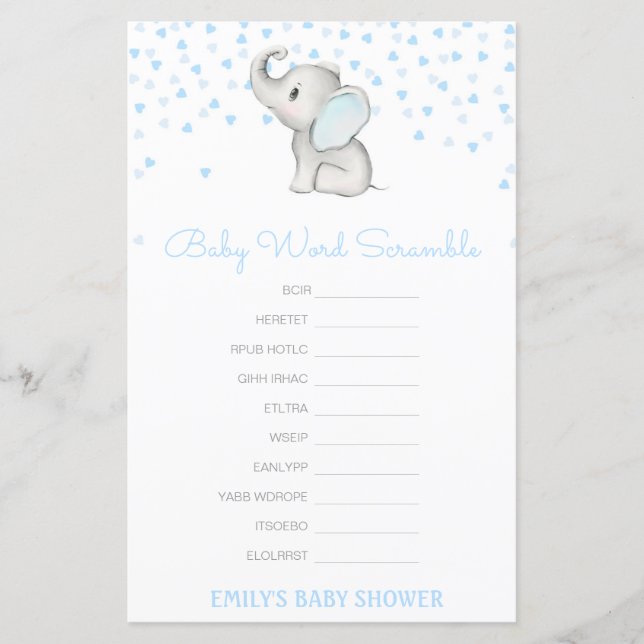 Gravador de Palavras Bebidas Editável com Resposta (Frente)