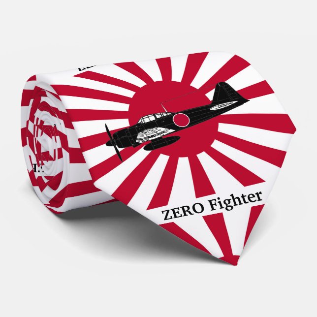 GRAVATA 旭 日 旗 と 戦 零 (Rolled)