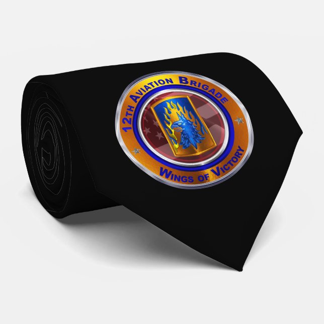 Gravata 12ª Brigada de Aviação (Rolled)