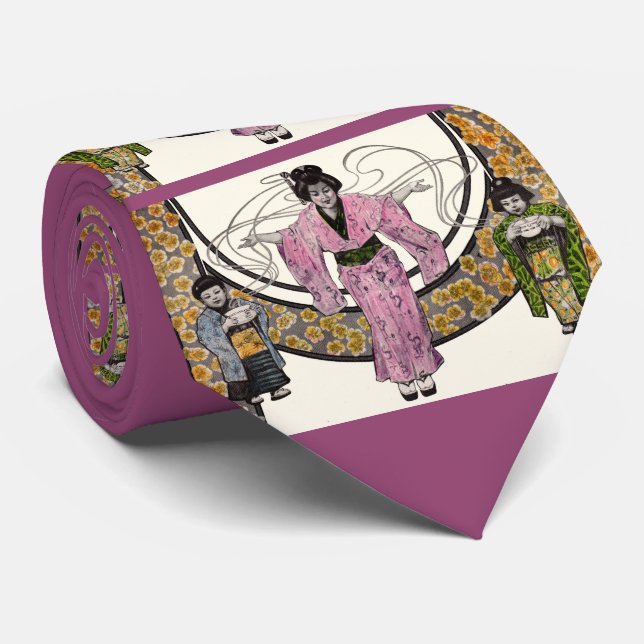 Gravata 1906 art nouveau Japonês impressão (Rolled)