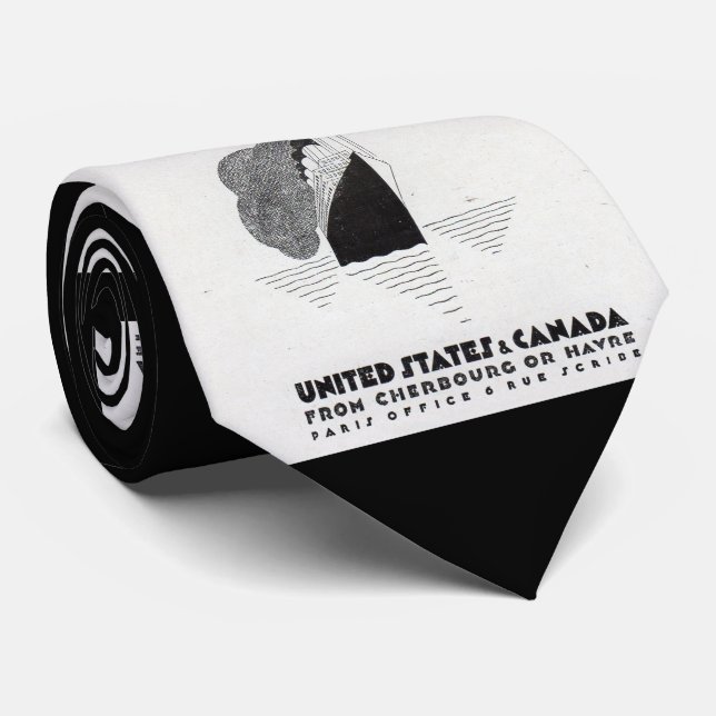 Gravata 1920 Cunard Line art deco e impressão (Rolled)