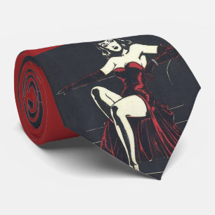 Gravata 1940 femme fatale