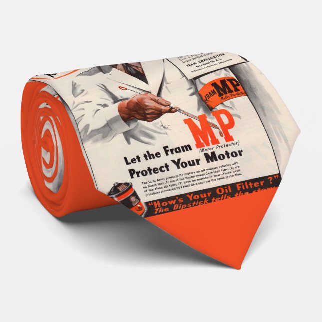 Gravata 1940s Mantenha seu carro funcionando para a impres (Rolled)