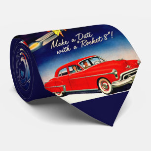 Gravata 1950s Marque uma data com Rocket 8 