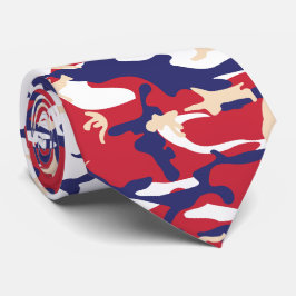 Gravata 4 de Julho, Dia da Independência, Bege Camuflado