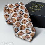 Gravata 5 Colagem Fotográfica Padrão de Honeycomb BE Doent<br><div class="desc">Seja paciente com este. Pode levar um pouco para as suas fotos serem carregadas! 5 Colagem de fotos em um layout que inclui um padrão de colmeia feito com todas as fotos. Adicione seus fotos favoritos a este modelo divertido. Você pode usar fotos quadradas ou quaisquer fotos para esta grade....</div>