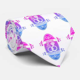 Gravata 60 anos de casamento do diamante tradicional 60