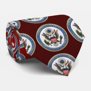 Gravata [700] U.S. Department of State (DoS) Emblem [3D]
