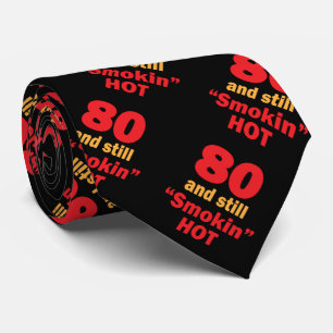 Gravata 80 anos aniversário quente velho e ainda de Smoki