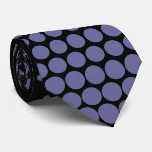 Gravata A Azul-cinza Techno pontilha o preto moderno