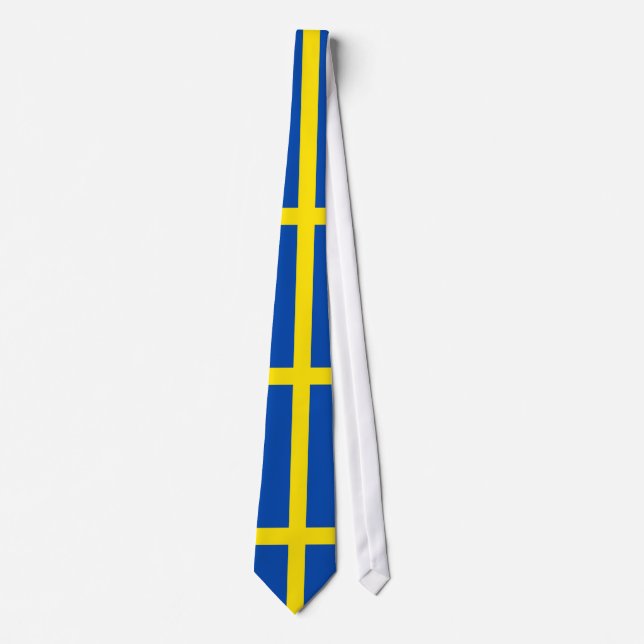 Gravata A bandeira da suecia (Frente)