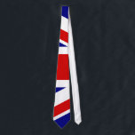 Gravata A bandeira de Union Jack<br><div class="desc">A bandeira de Union Jack do Reino Unido - Reino Unido, que está em Grâ Bretanha. A bandeira de Union Jack simboliza a unidade entre Inglaterra, Scotland e Ireland. As cores da bandeira do jaque de união são vermelhas, azul, branco. Este design está igualmente disponível em muitos outros produtos para...</div>