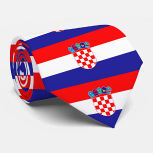 Gravata A bandeira nacional de Croatia Zastava Hrvatske
