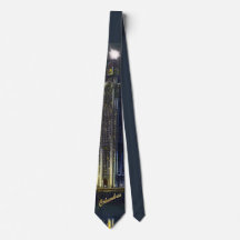 A Citadel Na Noite Art Deco Tie