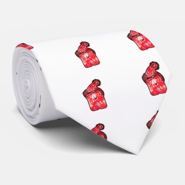 Gravata A Coleção Moderna de Santa Hat. (Rolled)