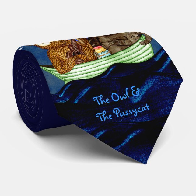 Gravata A Coruja e o Pussycat (Rolled)